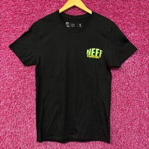 Neff Company Earth UFO Invasion Graphic Design T-Shirt Small